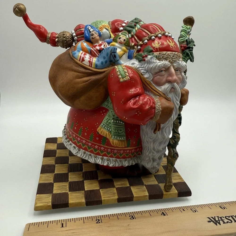 Vintage James C. Christensen Olde World Santa‎ Figurine Workshop Ltd. Edition